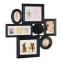 10 fotoattēlu kolāža 70,5x70,5x3,5 cm, melnā krāsā