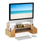 Monitora statīvs 16x57,5x25cm., gaiši brūnā krāsā