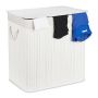 Veļas grozs 62x62,5x42,5cm, 40l, balts