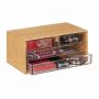 Grima organizators ar atvilktnēm 19x23,5x14cm., gaiši brūnā krāsā