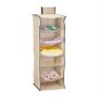 Piekarināms skapja organizators 96x32x31cm., gaiši brūnā/brūnā krāsā