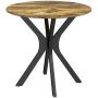 Ēdamgalds Homcom 80x80x75cm., melns/brūns
