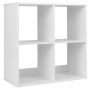 Настенная полка 70x33x70см, белого цвета