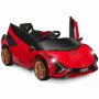 Bērnu elektriskais automobilis 108x63,5x40,5cm, sarkanas/melnas krāsas