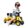 Auto stumjamo rotaļlieta 92x29x44cm, dzeltenas/melnas krāsas