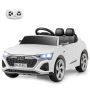 Bērnu elektriskais automobilis 98x49x43cm, baltas/melnas krāsas