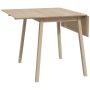Ēdamistabas galds Homcom 110x86x75cm, gaiši brūnā krāsā