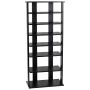 Полка для обуви 47x25,5x110см, чёрного цвета