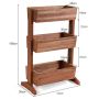 Подставка для цветов 71x38x105см, коричневого цвета