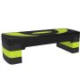 Aerobikas pakāpiens Homcom 80x31x20cm, melnas/zaļas krāsas