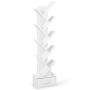 Книжная полка 38x21,5x149,5см, белого цвета