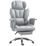 Офисное кресло Homcom 74x65x128см, серый/серебристый цвет