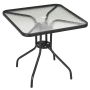 Āra galds Outsunny 76x76x72cm., melns