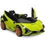Bērnu elektriskais auto 108x63,5x40,5cm, zaļas/melnas krāsas