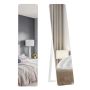 Spogulis Homcom 37x43x156cm, balts