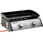 Газовый гриль Outsunny 48,5x46x21 см, черно-серебристый цвет.