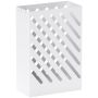 Homcom lietussargu statīvs 28x14x41cm, baltas krāsas