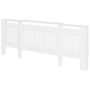 Radiatora pārsegs Homcom 201x19x81.5cm., balts