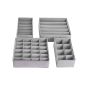 Набор складных коробок, 4 предмета, светло-серый