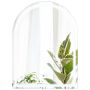 LED sienas spogulis 3x80x60cm, sudraba krāsa