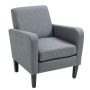 Кресло Homcom 66x72x74см, серо-чёрное