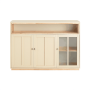 Bufete 120x40x85cm., gaiši brūnā/sudraba krāsā