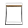 Складной письменный стол 63x45x77см., черного/коричневого цвета