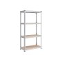 Полка для хранения 160 x 80 x 40 см, серебристый цвет