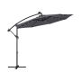 Lietussargs Ø 300 cm ar 32 LED gaismām, darbināms ar saules enerģiju