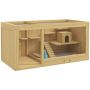 Клетка для грызунов PawHut 100x50x50см, светло-коричневого цвета