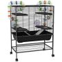 Клетка для грызунов PawHut 109x82x46 см, черная.