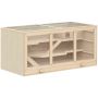 Клетка для грызунов PawHut 115x57x55см, светло-коричневого цвета
