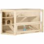 Клетка для грызунов PawHut 115x60x55см, светло-коричневого цвета