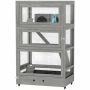 Клетка для грызунов PawHut 65x45x109см, серого цвета