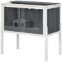 Клетка для грызунов PawHut 82x45x81см, серо-белого цвета
