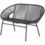 Dārza sols Outsunny 132x72x83cm, melns