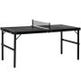 Galda tenisa galds Sportnow 152x76x72cm, melnas/baltas krāsas