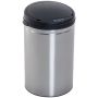 Automātiska atkritumu tvertne Homcom 30.5x51.5cm., sudraba/melna
