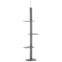 Когтеточка для кошек PawHut 43x27x260см, серого цвета