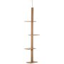 Когтеточка PawHut 43x27x260см, коричневого цвета