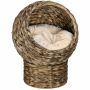 Домик для кошек PawHut 42x33x52см, коричневый/песочный цвет