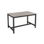 Pusdienu galds 4 personām 120 x 75 x 75 cm, melns