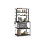 Virtuves plaukts 40x60x167cm, melns