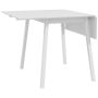 Ēdamistabas galds Homcom 110x86x75cm, baltā krāsā