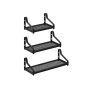 Комплект настенных полок, черный