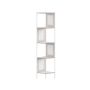 Угловая полка 31,9x31,9x156,4см., белая