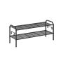 Полка для обуви 28x85x35см., черная