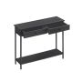 Konsoles galds 30x100x80cm, melns
