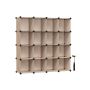 Полка для обуви 31x153x153см., белая/черная