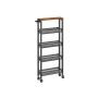 Полка кухонная 13x45,4x99,6см., черно-коричневая